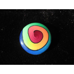 Black/multicolored ring