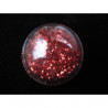 Ring large dome, mobile red sequins