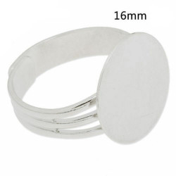 16mm silver color plate ring holder